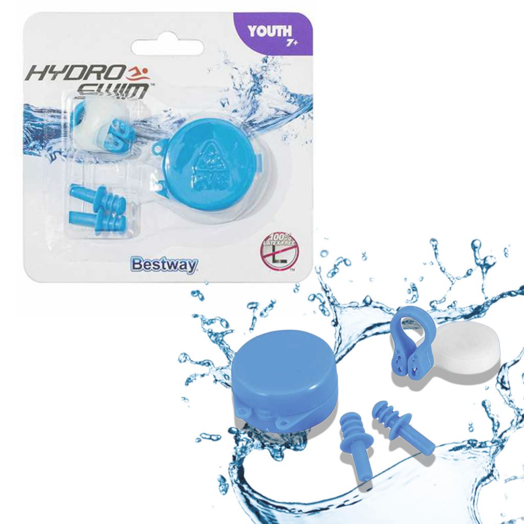 Set Natación Piscina Accesorios Protector Nariz Oídos DJ2716A - DJ2716B