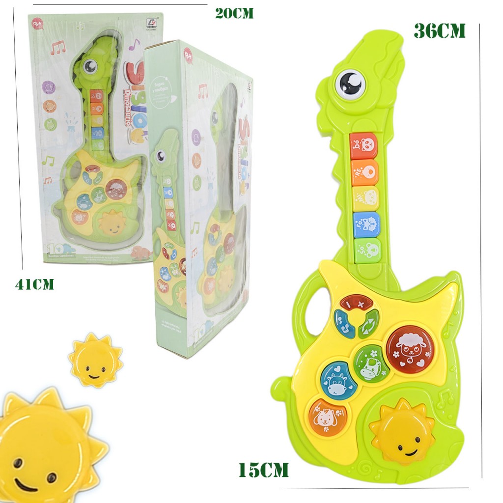 Guitarra Bebé Dinosaurio Juguete Música Didáctico Niños