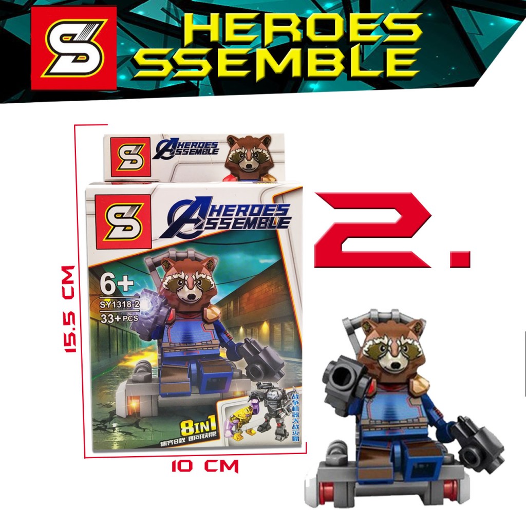 Avengers Juguete Armable Jugueteria Marvel Didáctico Niño