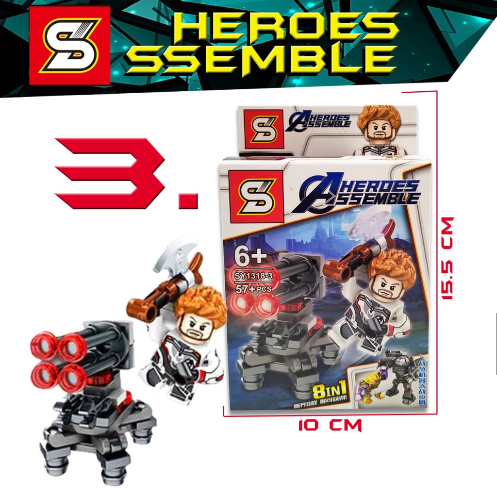 Avengers Juguete Armable Jugueteria Marvel Didáctico Niño