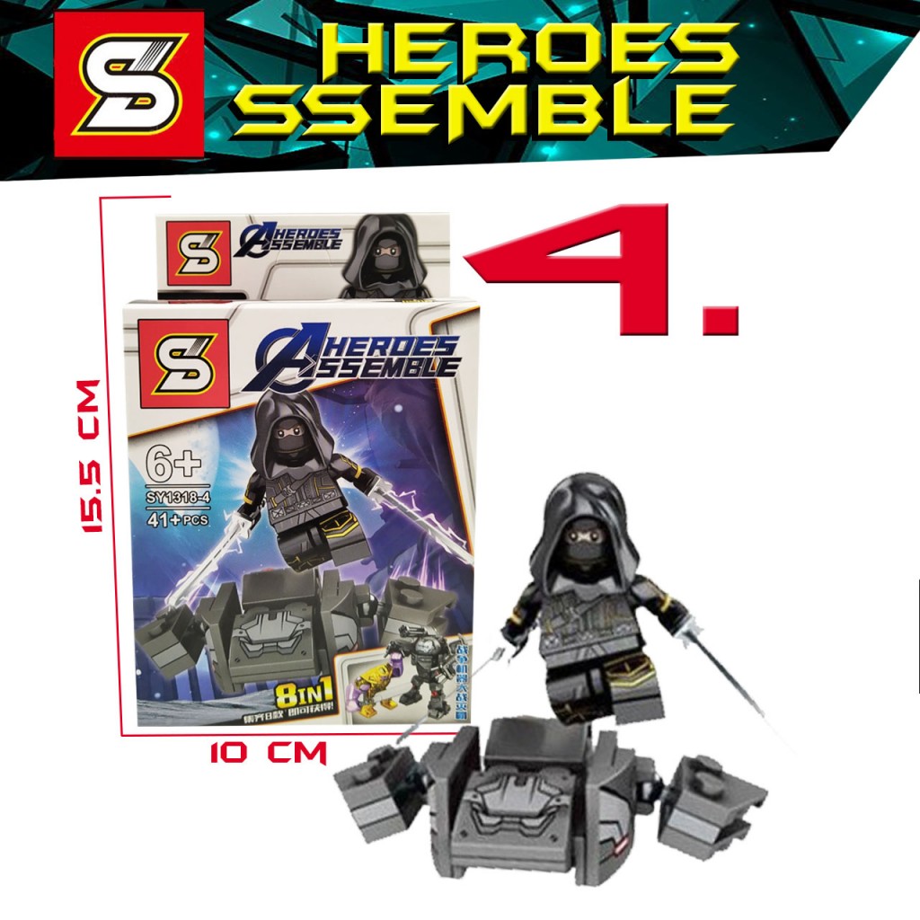 Avengers Juguete Armable Jugueteria Marvel Didáctico Niño