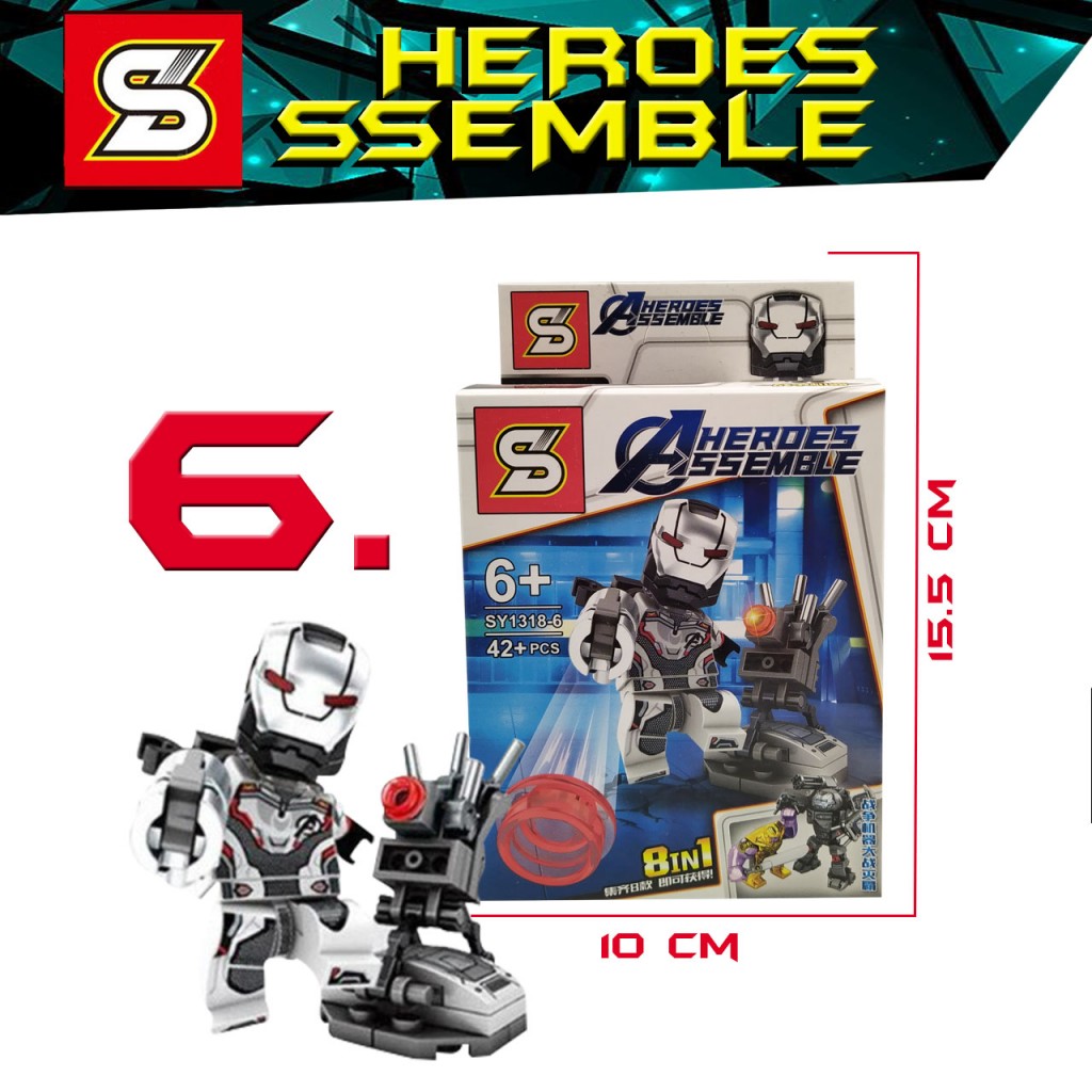 Avengers Juguete Armable Jugueteria Marvel Didáctico Niño