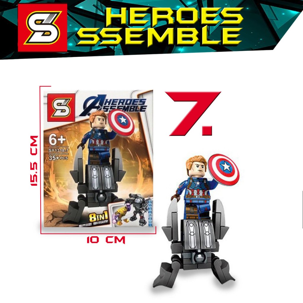 Avengers Juguete Armable Jugueteria Marvel Didáctico Niño