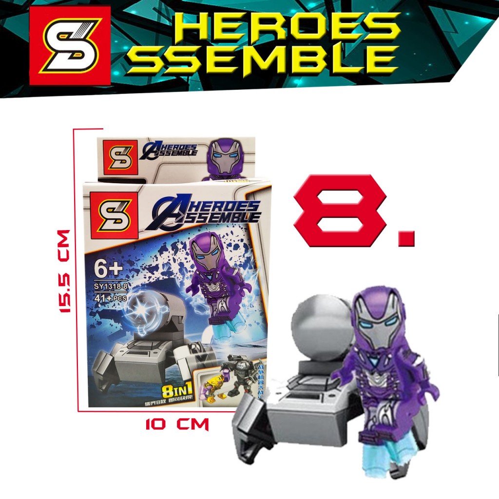 Avengers Juguete Armable Jugueteria Marvel Didáctico Niño