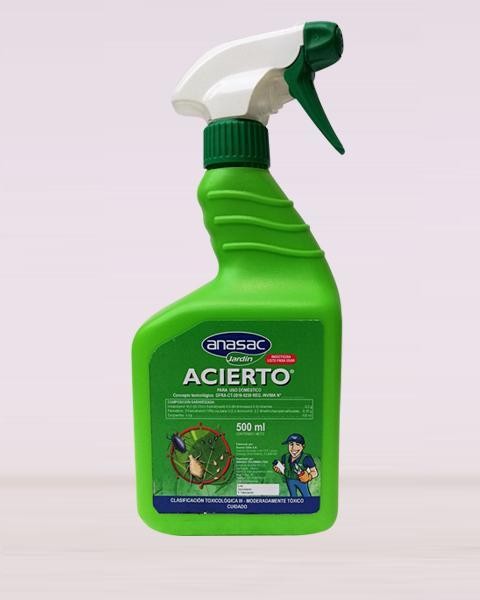 ACIERTO INSECTICIDA JARDIN X 500 CC