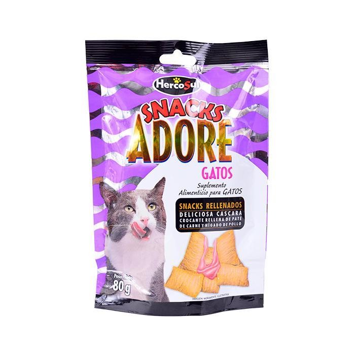 ADORE SNACKS GATOS X 80 GR