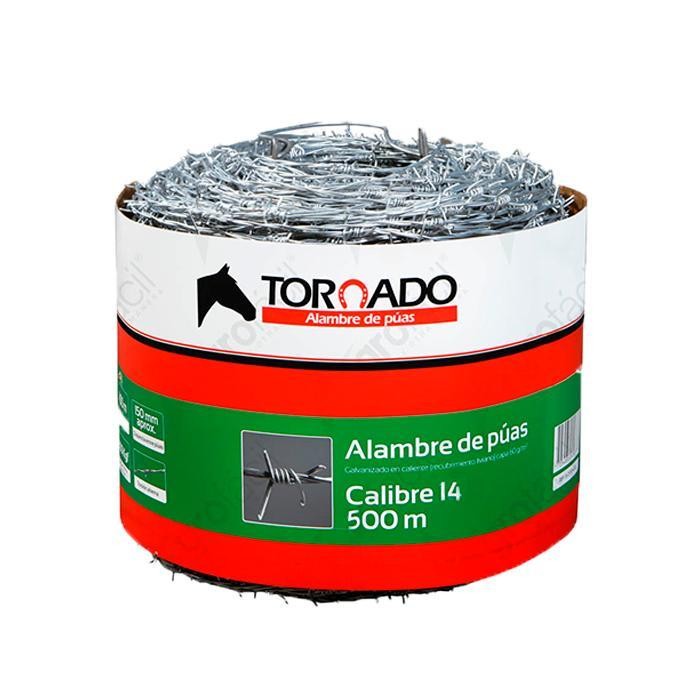 ALAMBRE PUAS TORNADO CAL 14Â X 500 METRO