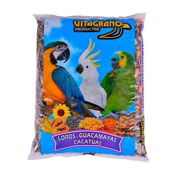 ALIMENTO LOROS Y GUACAMAYAS 500 GR