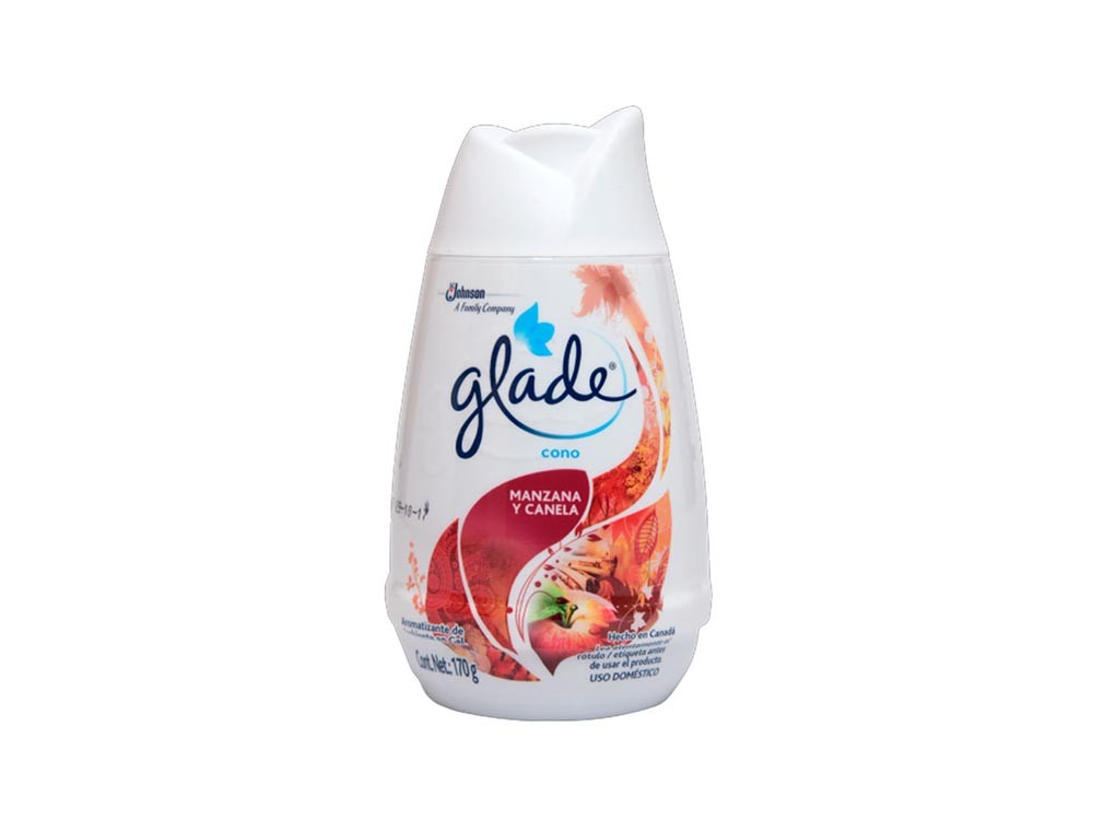 ambientador glade gel manzana y canela x 170g