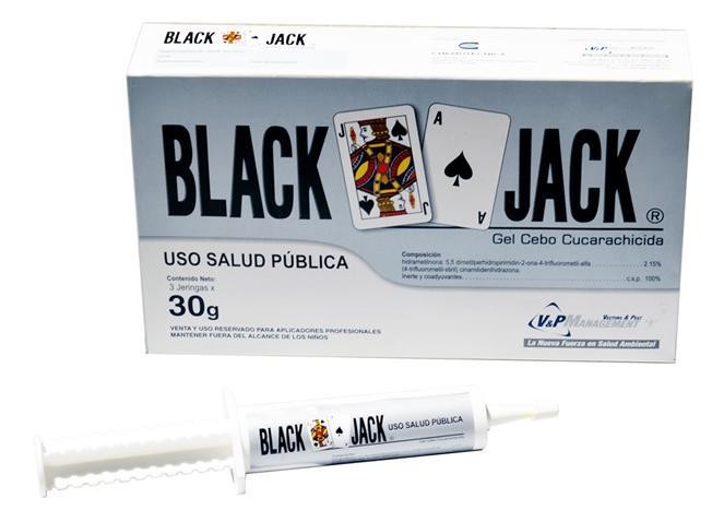 GEL CUCARACHICIDA BLACKJACK JERINGA 30GR