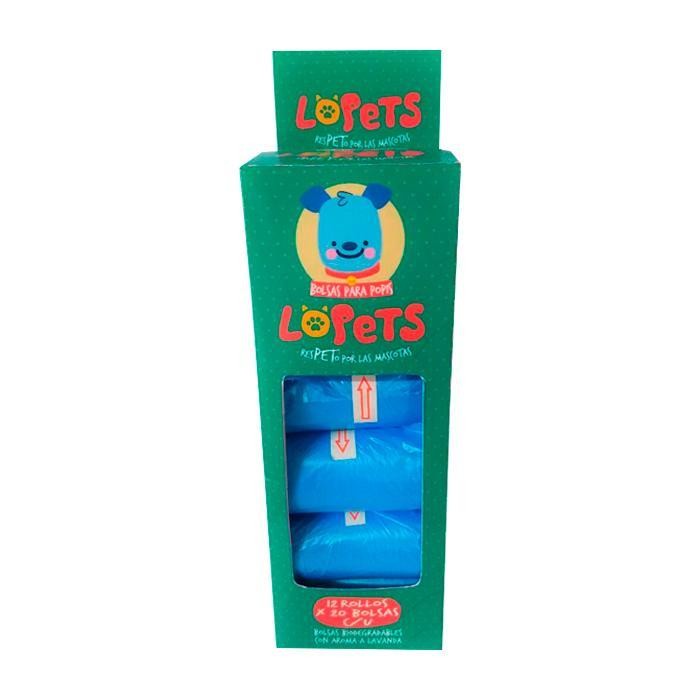 BOLSA BIODEG AROMA LAVANDA X12 ROLLOS