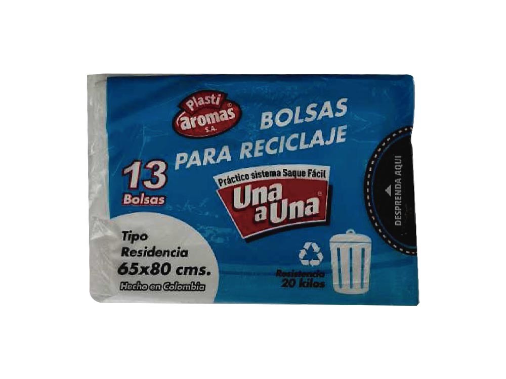 Bolsas Plasti aromas x 13 unidades