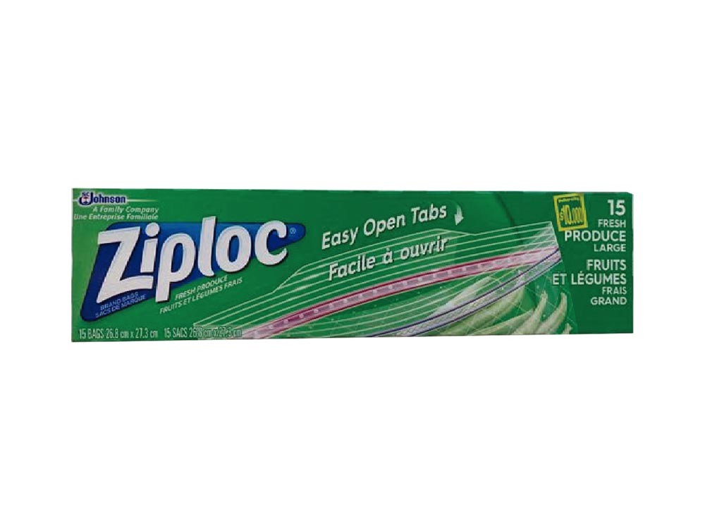Bolsas marca Ziploc con cierre