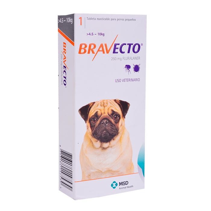 BRAVECTO 250 MG 1 TAB 4 5 10 KG