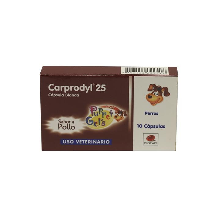 CARPRODYL 25 CAJA X 10 CAPSULAS