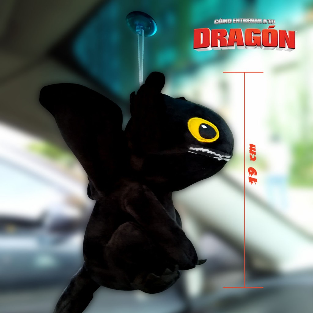 Chimuelo Lightfury Peluche Como Entrenar A Tu Dragón Juguete Jugueteria Set X 2 Didácticos