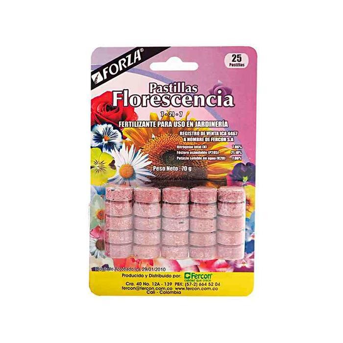 FORZA FLORES BLISTER X 25 PASTILLAS