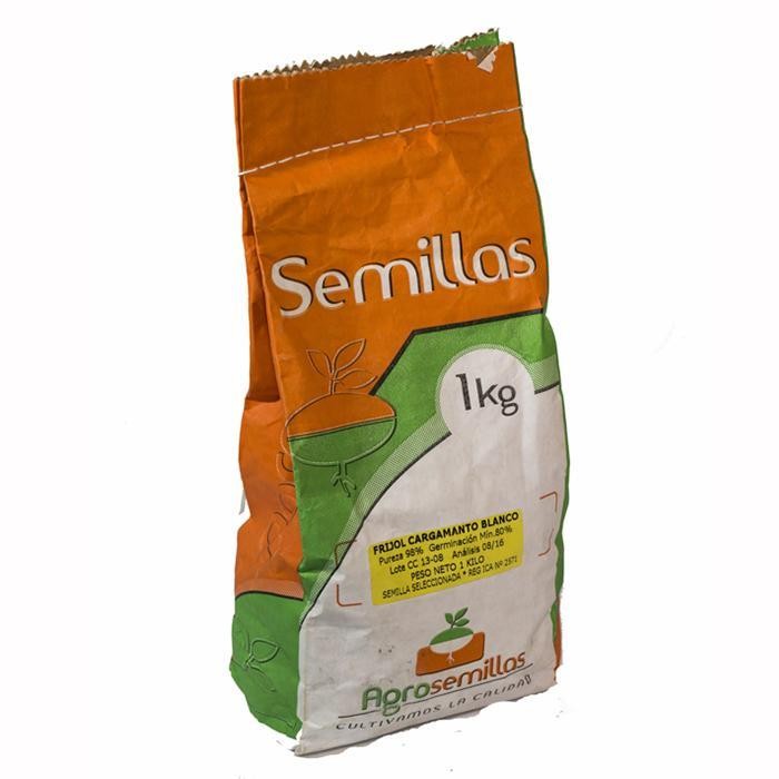 FRIJOL CARGAMANTO BLANCO AGROSEMI X 1 KG