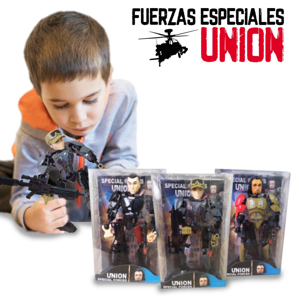 Soldado Juguetes Desarmable Jugueteria Armas Didáctico Niño