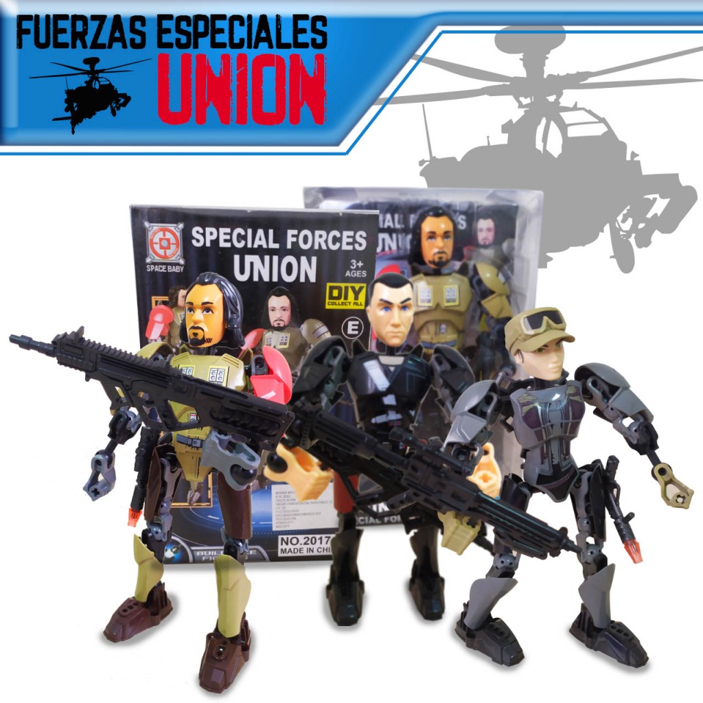 Soldado Juguetes Desarmable Jugueteria Armas Didáctico Niño