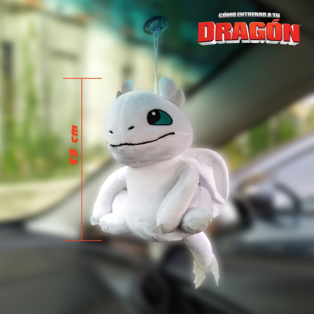 Chimuelo Lightfury Peluche Como Entrenar A Tu Dragón Juguete Jugueteria Set X 2 Didácticos