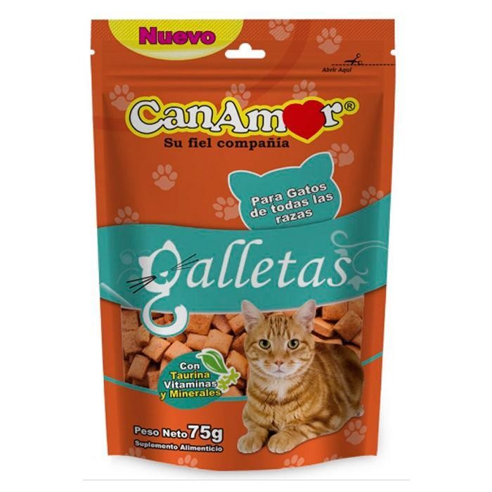 GALLETAS CANAMOR GATOS BOLSA X 75 GRS