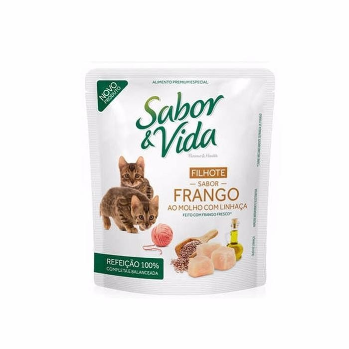 POUCHE SAB Y VID GATIT POLLO LINAZA 85GR