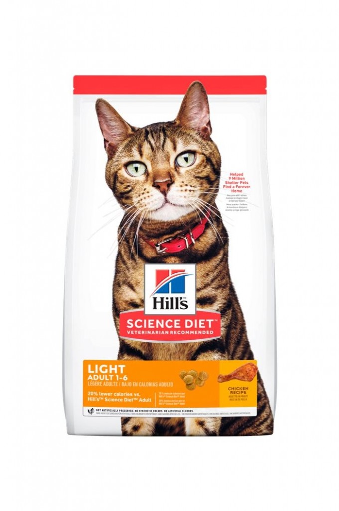 HILLS FELINE ADULT LIGHT X 4 LBS