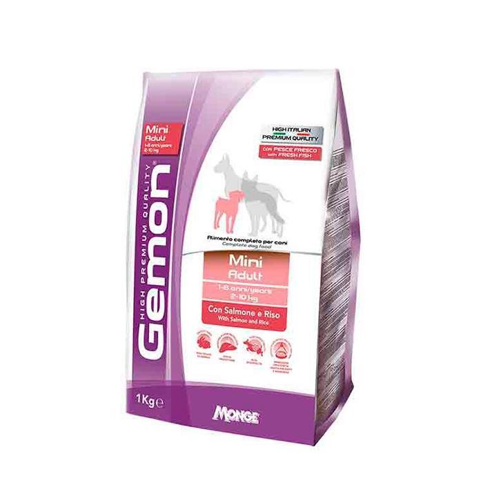 GEMON MINI ADULTO SALMON-ARROZ X 1 KG