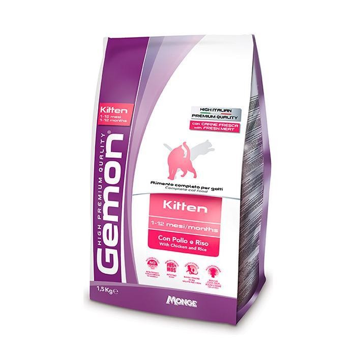 GEMON CAT KITTEN CHICKEN-RICE X 1 5 KG