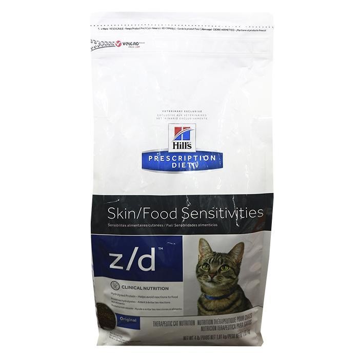 HILLS FELINE Z/D ULTRA ALLERGEN 4LB