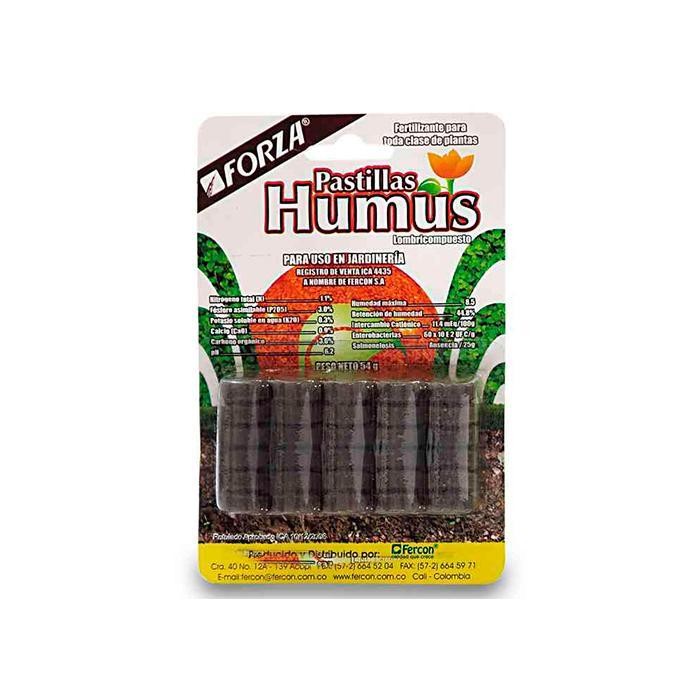 HUMUS DESHIDRATADO X 30 PASTILLAS