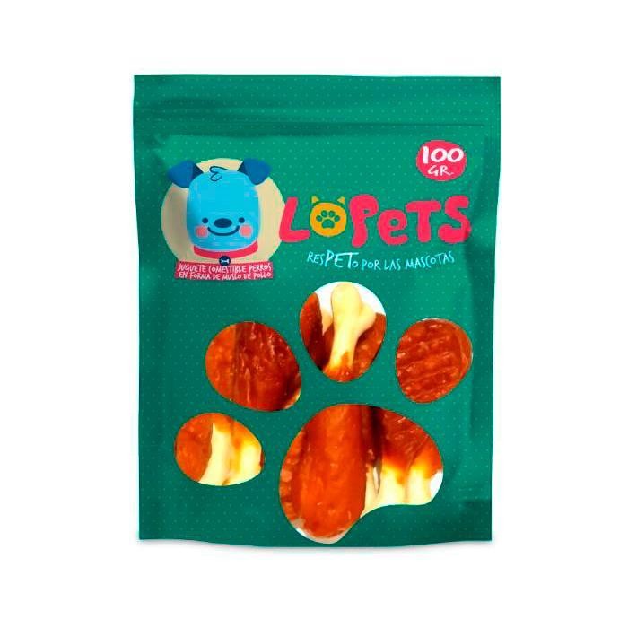 JUGUETE COMESTIBLE MUSLO DE POLLOX100GRS