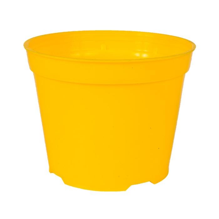MACETA AMARILL REDONDA 10 5CM REF0344021