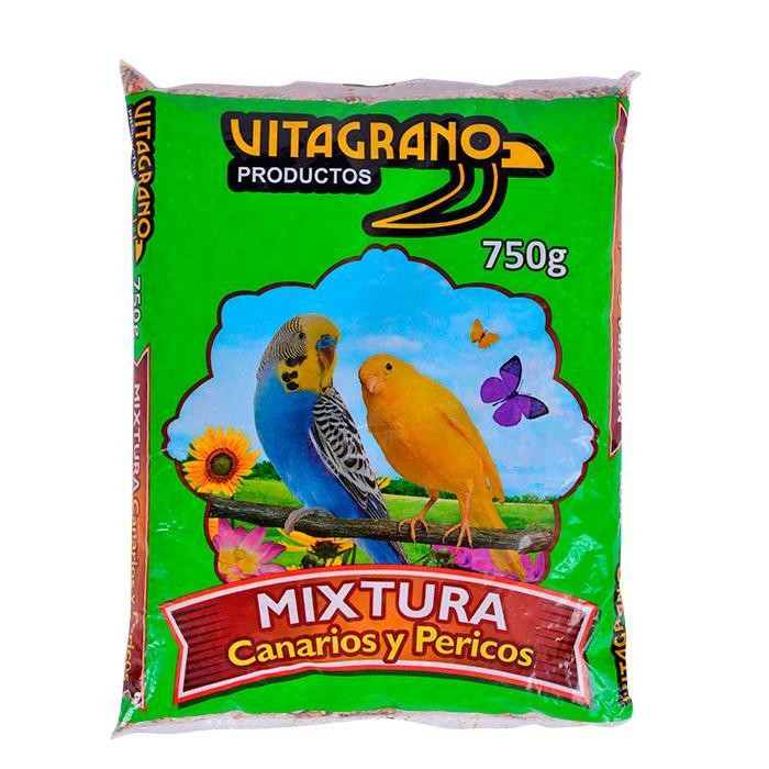MIXTURA CANARIOS Y PERICOS X 750 GR