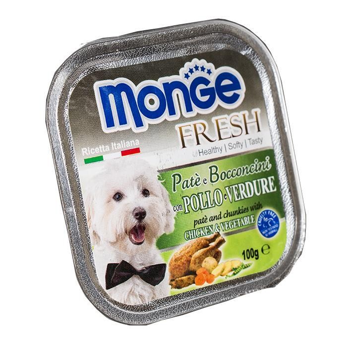 MONGE POLLO Y VERDURAS X 100 GR