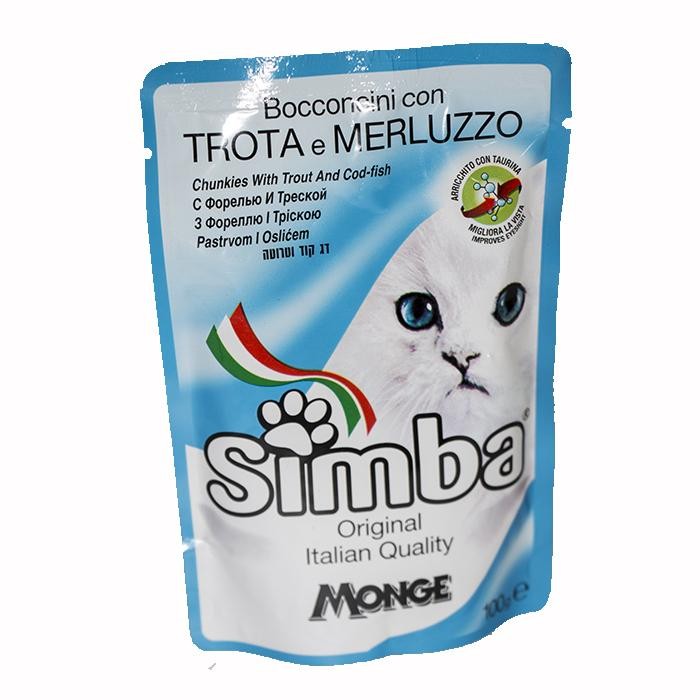 SIMBA CAT POUCH TRUCHA X 100GR