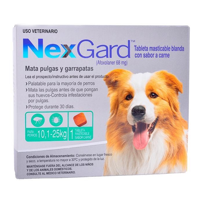 NEXGARD 10-25 KG CAJA X 1 TABLETA