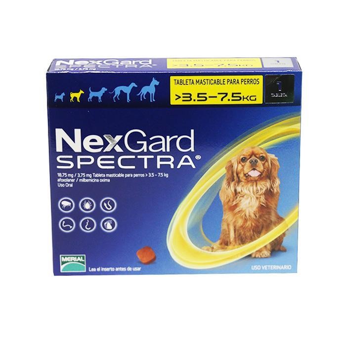NEXGARD SPECTRA S X UNID (3 5-7KG)