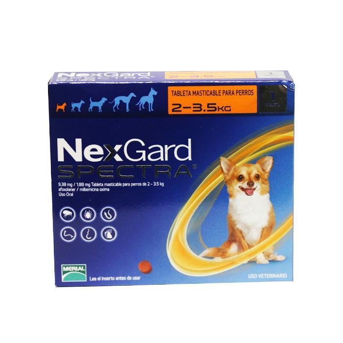 NEXGARD SPECTRA XS X UNID (2-3 5KG)