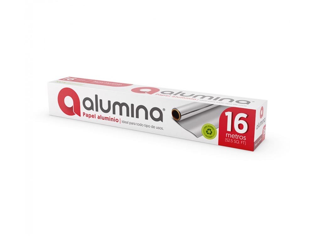 Papel aluminio marca Alumina