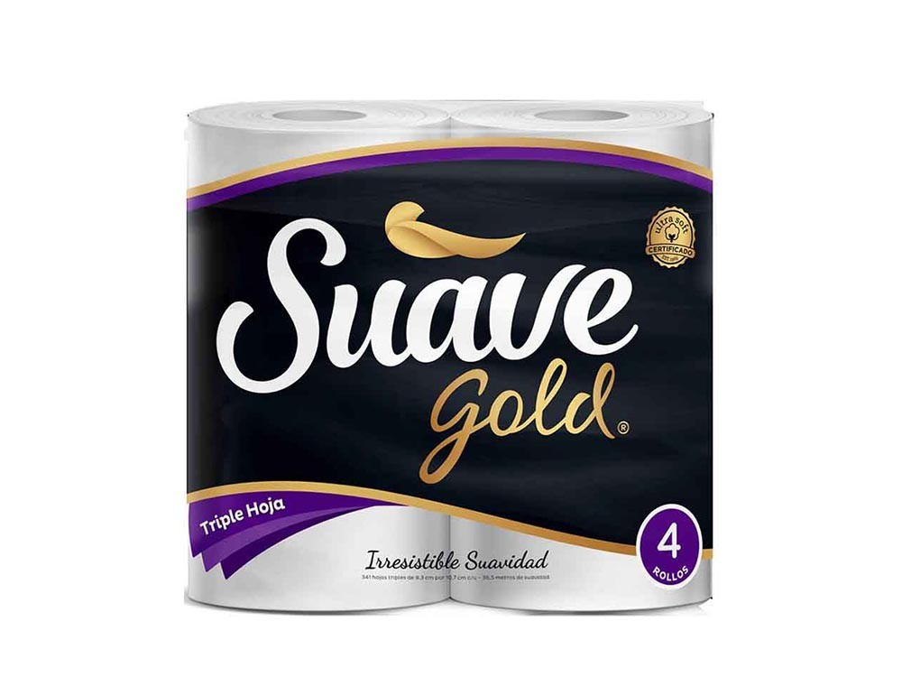 Papel Higienico Suave Gold x 4 unidades