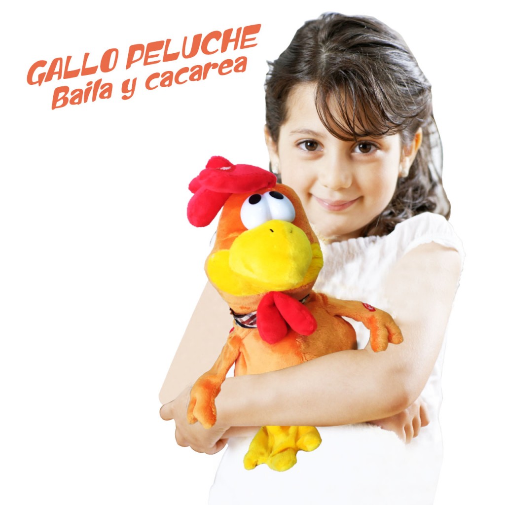 Gallo peluche juegos y juguetes didáctico musical movimiento