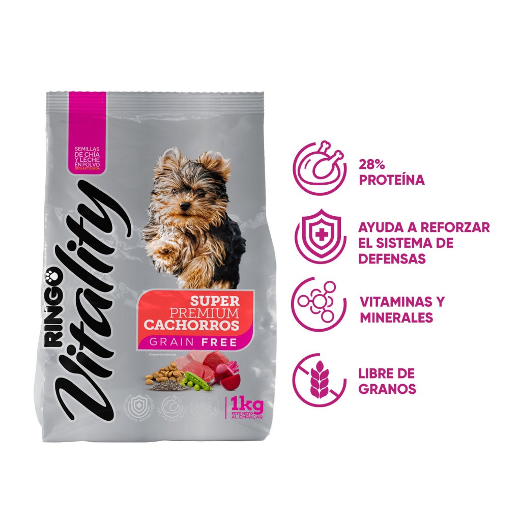 RINGO VITALITY CACHORROS X 2 KG
