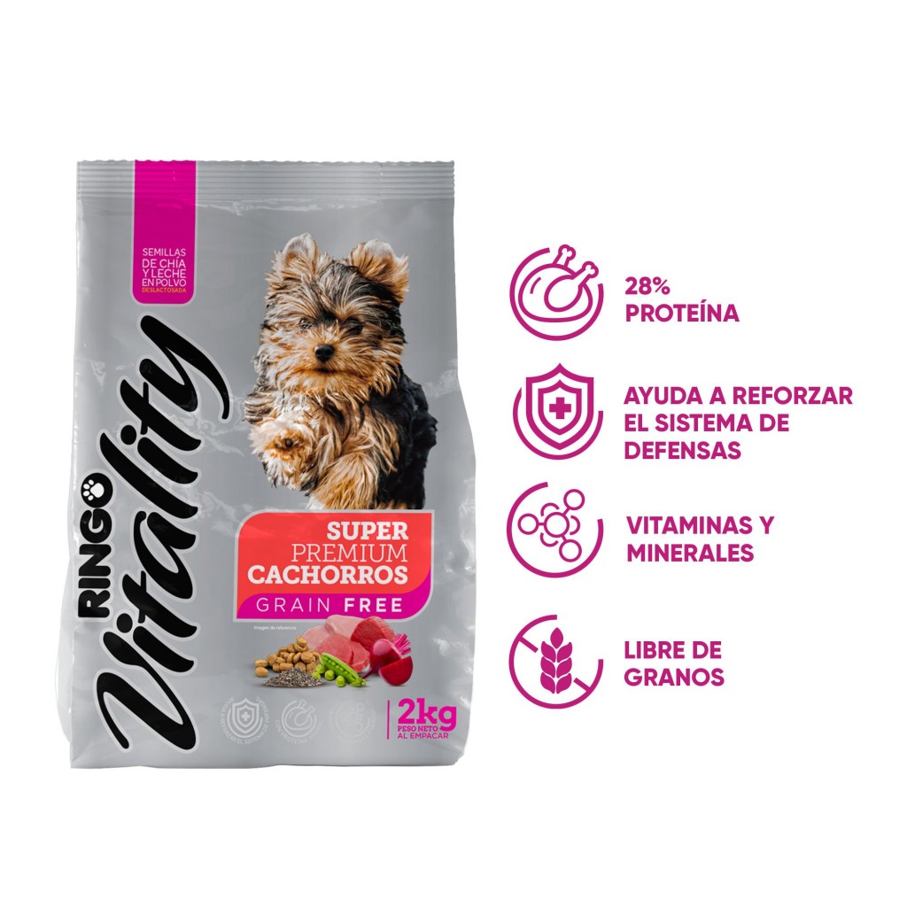 RINGO VITALITY CACHORROS X 8 KG