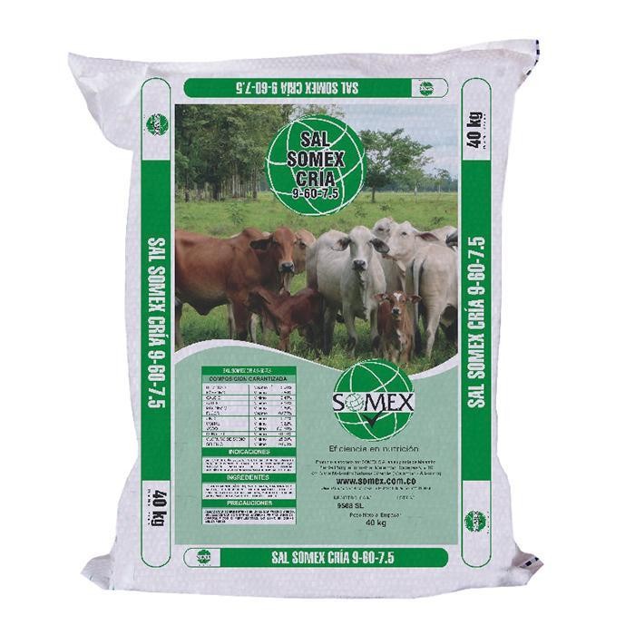 SAL SOMEX CRIA 9-60-7 5 BULTO X 40 KGS