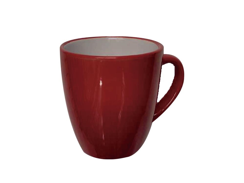 Taza con exterior de color