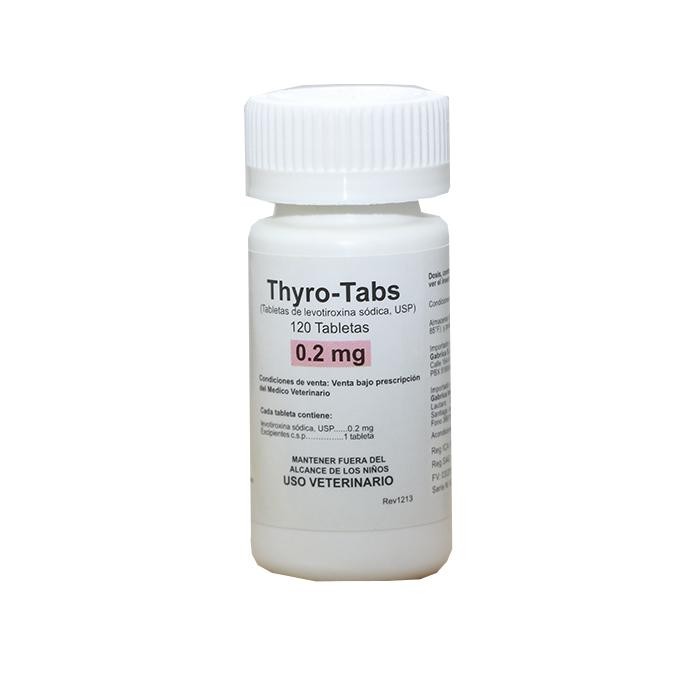 THYRO TABS CANINE 0 2 MG ENV X 120 TAB