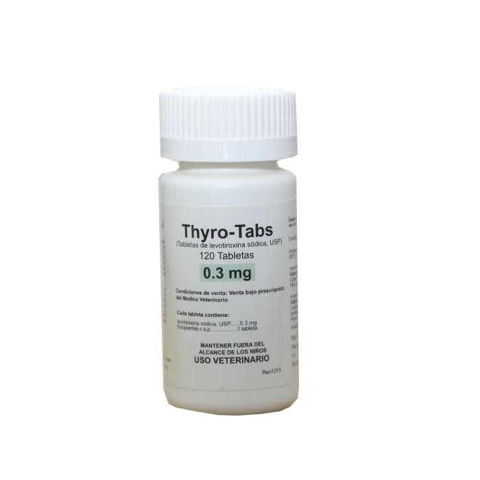 THYRO TABS CANINE 0 3 MG ENV X 120 TAB