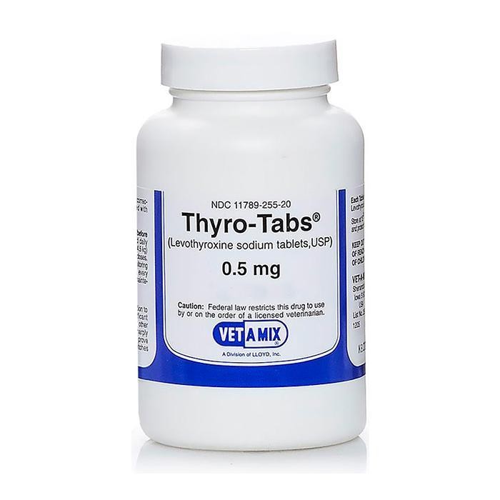 THYRO TABS CANINE 0 5 MG ENV X 120 TAB